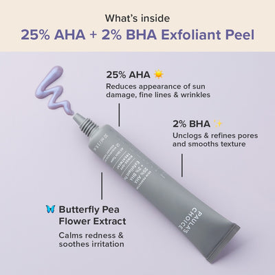 25% AHA + 2% BHA Exfoliant Peel